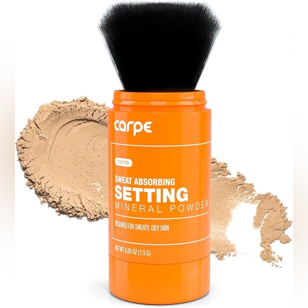 CARPE Matte Translucent Tinted Sweat Absorbing Oil Proof Setting Mineral Powder